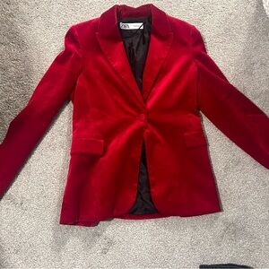 Zara Velvet Blazer